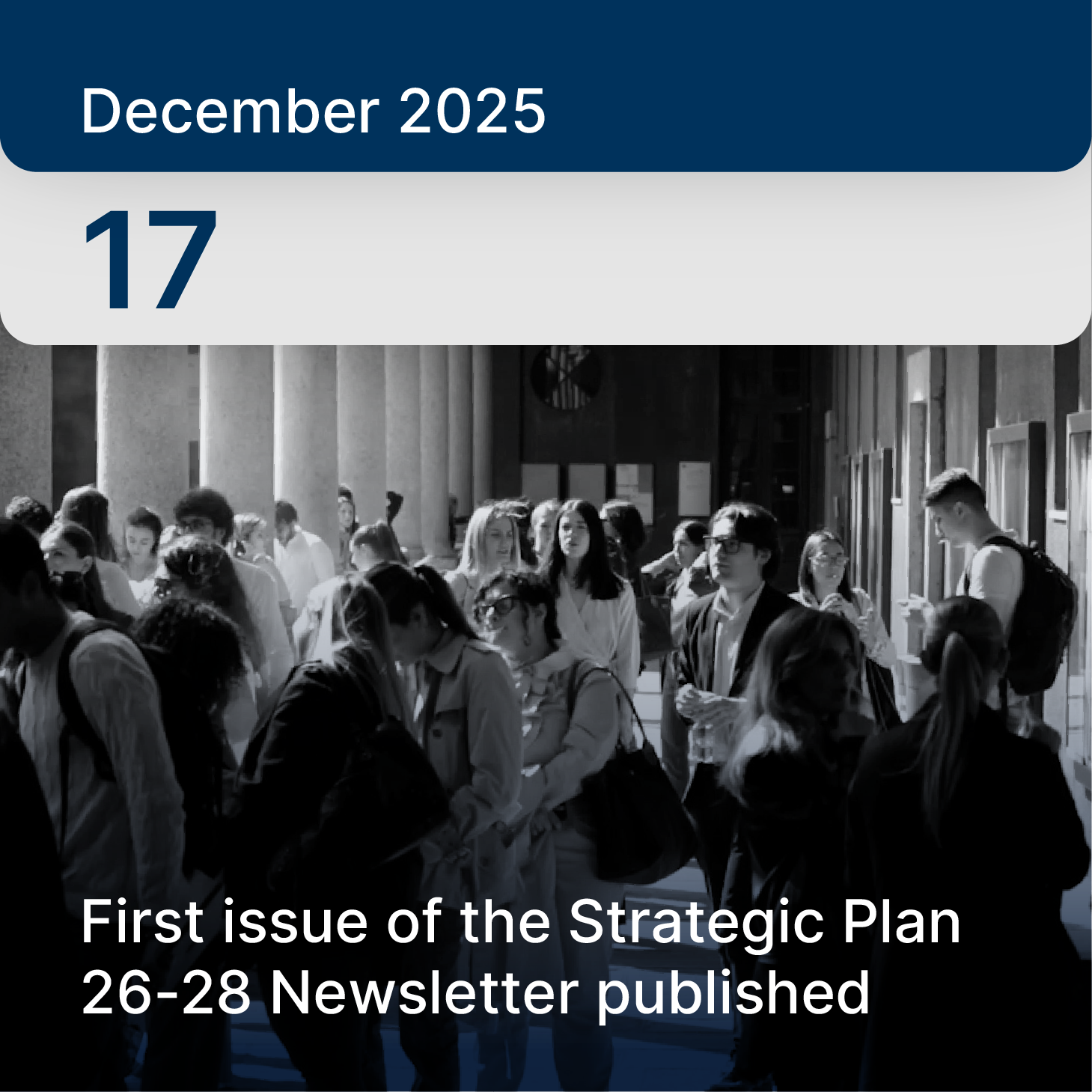 October 20, 2025 – Rome: Senatorial workshop on Strategic Plan progress